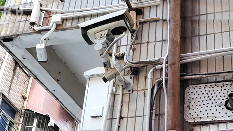 深圳横岗老旧楼宇监控安装,夜间补光怎么处理 图2