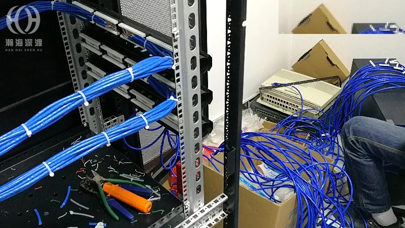 深圳南山老旧楼宇网络布线(园区),施工成品怎么保护 图2