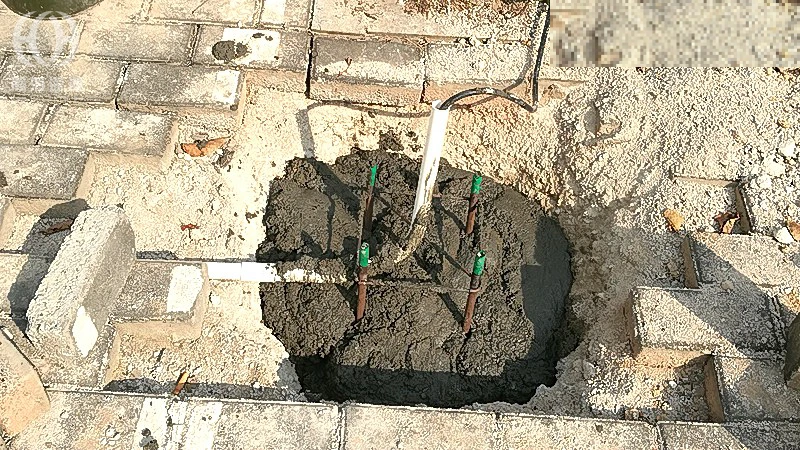 深圳罗湖科技园监控安装,雨水管附近怎么施工
