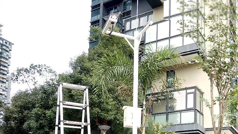 深圳龙华物流园监控安装,智能侦测怎么调参