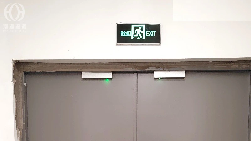 深圳写字楼门禁安装,整层办公门禁+考勤系统施工,玻璃门门禁 图1