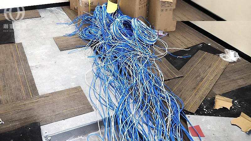 深圳南山后海办公室网络布线,工位点位与桥架走向规划,网络工程安装