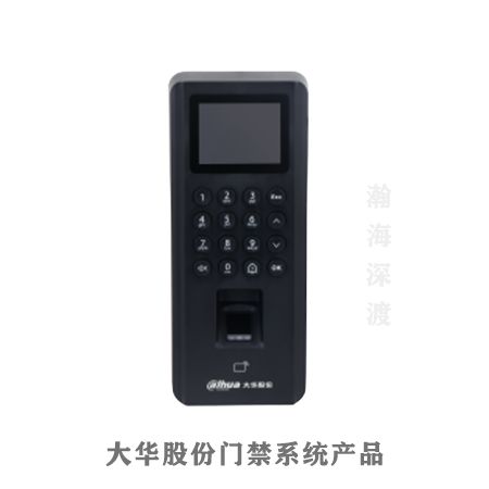 大华长条指纹密码门禁机