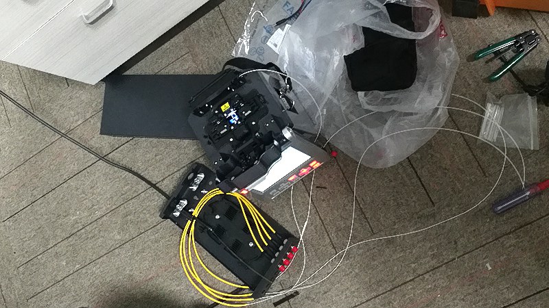 深圳宝安中心区科技园光纤布线熔接，配线架怎么整理