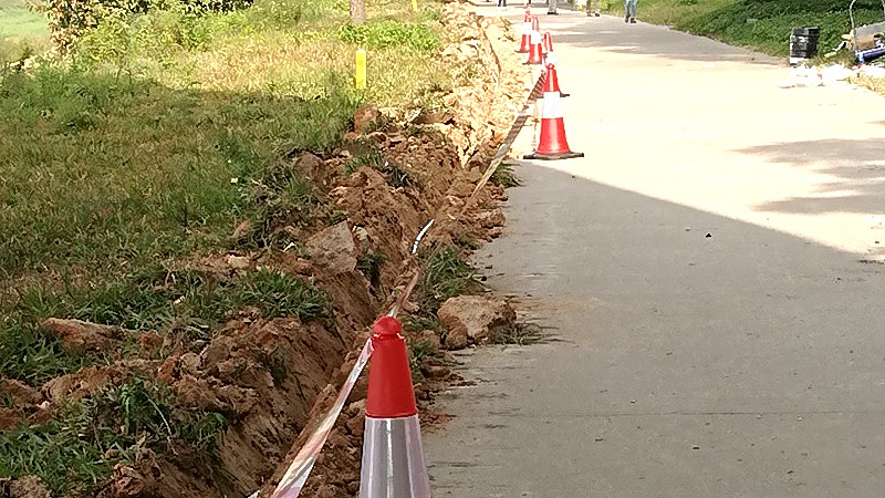 深圳大鹏连锁门店监控安装，穿墙开孔怎么处理