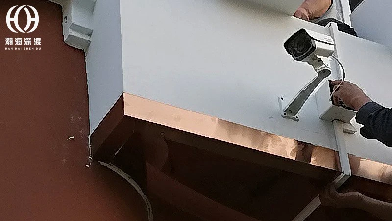 宝安新桥街道厂房监控安装现场,二十点位四天收工
